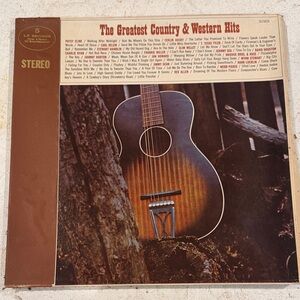 Vintage Acoustic Guitar Album Cover - Sunburst Guitar Image